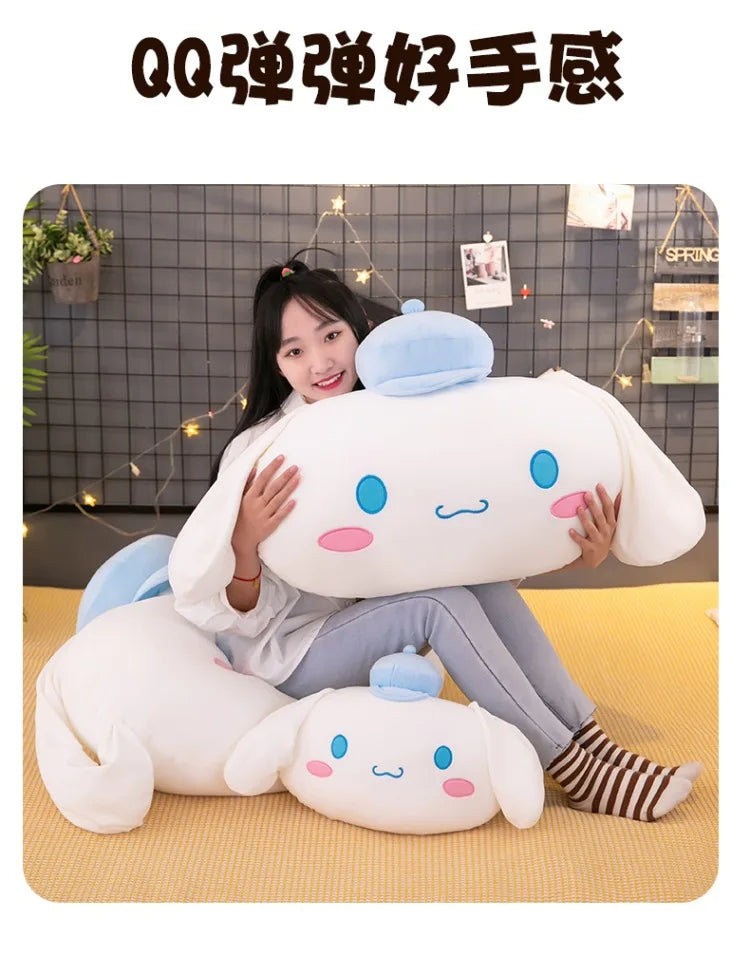 Giant Cinnamoroll Plush Cushion SANRIO Home Decor Soft Toys Kawaii Anime Plushie Pillow for Kids Peluches Grandes