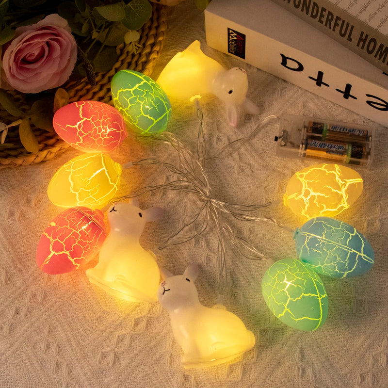 60cm Easter LED Birch Light Tree Decorations For Home Table Easter Egg Ornament Hanging organic Tree Happy Easter Party Supplies