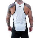 Quick Dry Sleeveless T-Shirt Men Running Sport Skinny Short Tee Shirt Male Gym Fitness Bodybuilding Workout Tee Tops Breathable