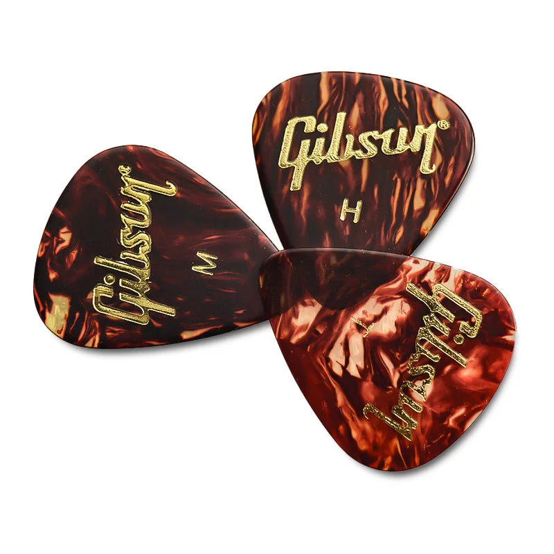 Gibson Guitar Picks APRT12-74 Tortoise Picks for Acoustic Guitar, Electric Guitar, Bass, etc., Guitar Accessories, Made in US