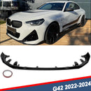 For BMW G42 230i M240i M Sport 2022-2024 Front Bumper Splitter Lip Gloss Black