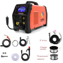 HITBOX Semi-Automatic Welding Machine Mig 4 in 1 Inverter aluminium mig weld SYN-MIG200Pro Digital Control Device 220V