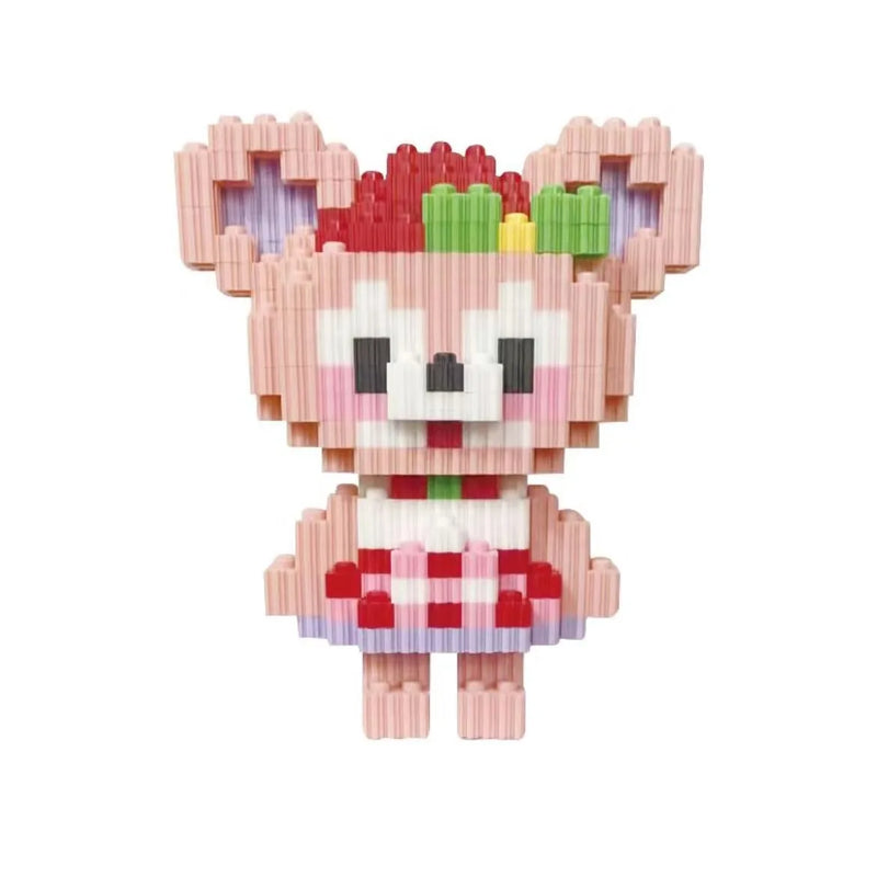 Disney Sanrio Kulomi Building Block Toys Cartoon Characters , Mario Katie Cat Small Particle  Assembly Toys Wholesale Spider-Man