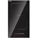 Karinear Induction Cooktop 2 Burners, 3500W, 12'' Built-in Induction Stovetop with combined Zone, Safety Lock, Timer, Pause