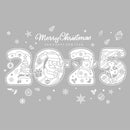 2025 New year Merry Christmas wall Window Stickers Elk Santa Claus Window Clings Decal Christmas Decoration For Home Navidad