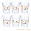 Bachelorette Party Wedding Decoration Bride Team Plastic Drinking Cups Bridal Shower Gift To Be Bride Hen Party Supplies