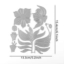 Plants and Flowers Metal Cutting Dies,Embossing Diecut For DIY Card Making Scrapbooking Photo Album Crafting Supplies Template