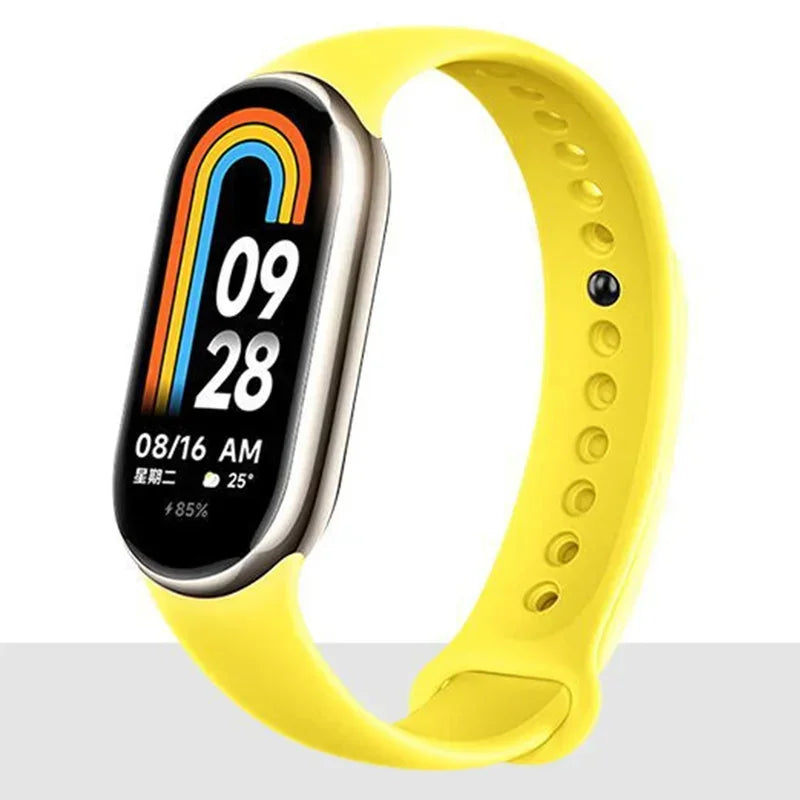 Watch Strap for Xiaomi Mi Band 8-9 NFC Bracelet Accessorie Sport Silicone Smartwatch Wristband correa Mi Band 8-9 global version