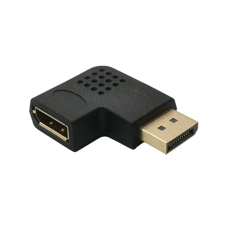 UP Down Displayport Adapter Right Angle DP Adapter 8k/60Hz 4K/144Hz Pass Durch 90 Grad Winkel Displayport 1,4 Konverter