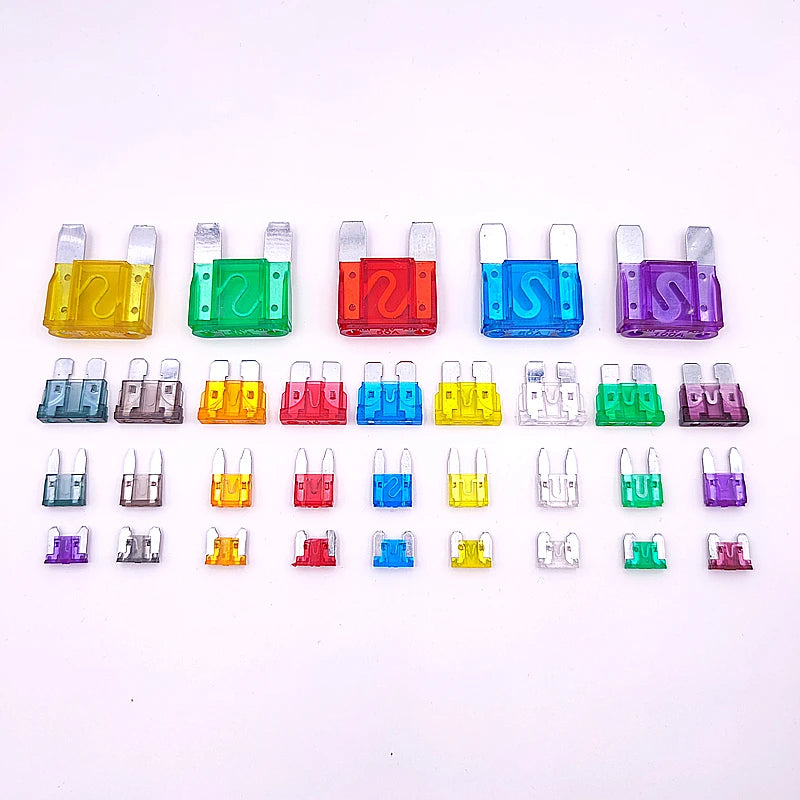 Inser Auto Car Fuse 1A 2A 3A 5A 7.5A 10A 15A 20A 25A 30A 35A 40A 50A 60A 70A 80A 90A 100A 120A ZINC Pins Mini Small Medium Max