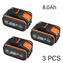 For Worx 20V 8000mAh Lithium battery Rechargeable WA3551 WA3553 WA3553.1 WA3570 for All WORX Electric and Garden Tools