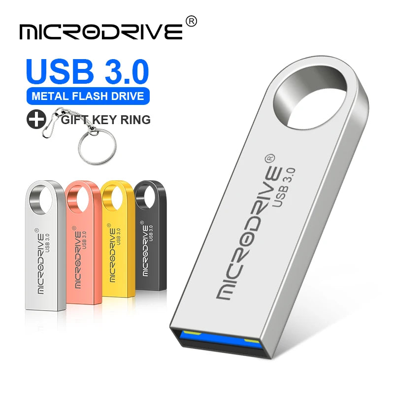 100% full capacity USB 3.0 Flash Drive 16GB 64gb 128GB 256GB Super tiny Pen drive 32GB Pendrive 128gb Waterproof USB Memory