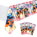 Disney Lilo&Stitch Party Gift Bags Kids Treat Party Supplies Blue Stitch Pink Angel Tablecloth For Kids Baby Shower Tablecover