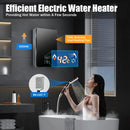 6500W Electric Water Heater Fast Heating 86-131℉ Thermostat Function Shower Kitchen Instant Heating Water Heater High Safety