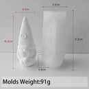 3D Beard Dwarf Easter Egg Silicone Mold Scented Candle Making Supplies Handmade Soap Plaster Ornaments Molds Home Party Decor