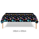 Space Astronaut Birthday Disposable Tableware Space Universe Plates Cups Napkins Banner Boys Outer Space Theme Party Decoration