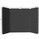 Background Stand 240CMx400CM with Green Screen Wall and Clip Photography Backdrop Frame For Living Video Recording Changing Room