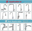 Hanging Faucet Rack Adjustable Height Flexible and Rotatable Kitchen  Sink Drain Holder Suitable for Soap, Sponges, Brushes