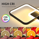 20W Square Acrylic LED Ceiling Lamp, Infinite Dimming with Remote Control LED Ceiling Light for Bedroom, Living Room, Corridor