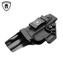 Glock 17/19/26 IWB Kydex Holster Open Top Pistol Cover with Steel Clip and Claw for Glock Handguns Right and Left hand Gun Bags