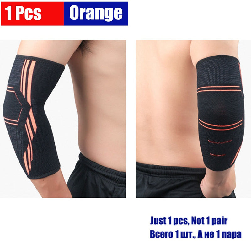 1 Pcs Fitness Elbow Brace Compression Support Sleeve for Tendonitis, Tennis Elbow, Golf Elbow Treatment, Reduce Joint Pain