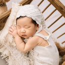 Baby Photography Knitted Clothing Cute Bear Dolls Baby Tassel Pillow Blanket Photo Props Newborn Photo Jumpsuit + Hat Costume