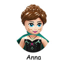 SLUBAN Girl Princess Royal Carriage Wagon Horse Racing Party Model Building Blocks Enlighten Action Figure Toys For Children