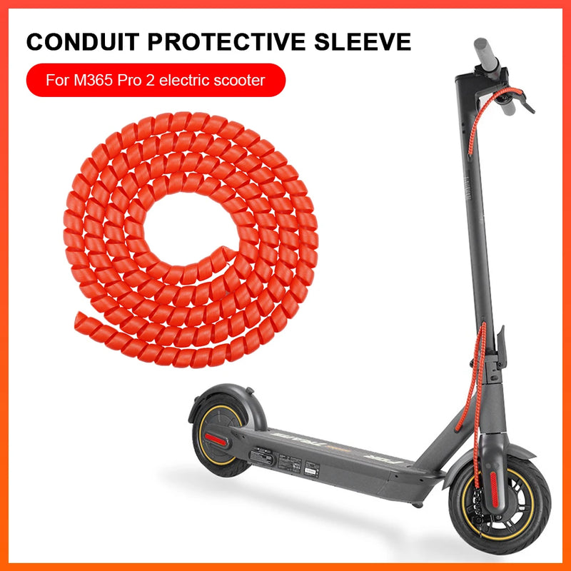 1.3m Line Organizer Pipe Protection Wrap Winding Cable Wire Protector Cover Tube for Xiaomi M365/PRO Electric Scooters Supplies