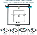 Laser Engraver Expansion kit DIY Desktop Laser Engraving Aluminum Profile Frame 400/600mm Upgrade Kit For TTS-55 Pro TTS-10 Pro