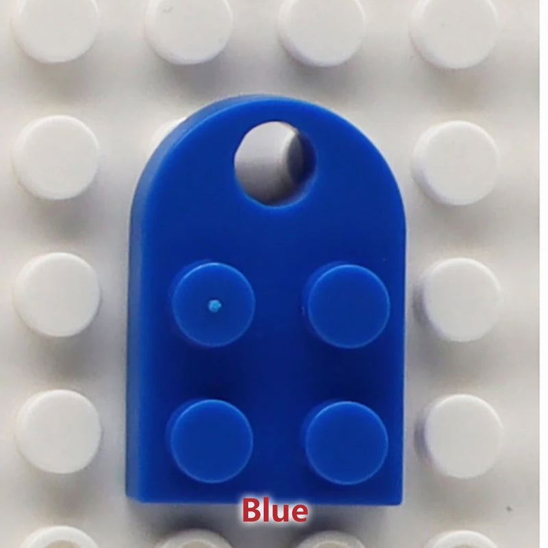 50pcs DIY Building Blocks 3176 Brick Heart Necklace/Key Ring Toys 2x 3 Heart-shaped Multicolor Educational Toy Gift for Children