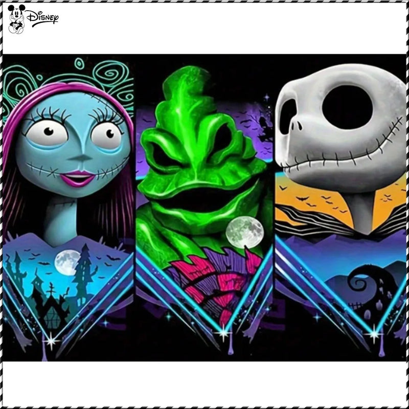 Disney 5D Diy Diamond Painting Nightmare Before Christmas Unique Gift Art Embroidery Sale Skeleton Mosaic Home Decoration