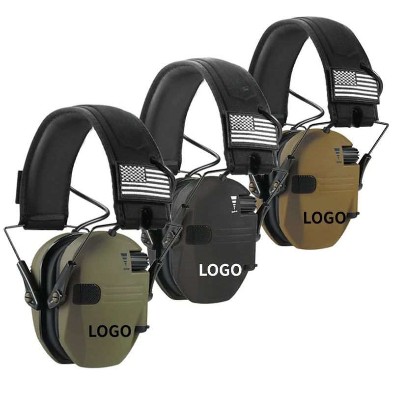 Electronic Earmuffs Active Headphones Adjustable Range Shooting Hunting Hearing ear Protection Noise Canceling headphones