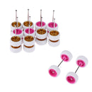 1Set 1/64 Wheels Model Car Wheels For Hotwheels With Rubber Tire Model Model Car Modified Parts Toys Power RefitCar Model Parts