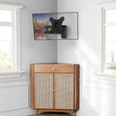 Full Motion Corner TV  Bracket  Wall Mount 10-32 In tv Monitor Holder  Swivel Tilts Adjustable Universal TV stand VESA 100x100mm