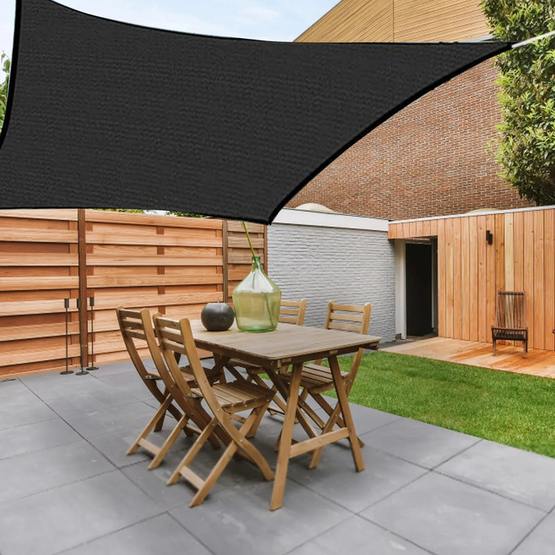 Outdoor garden sun shade net terrace sunshade camping sun shade net UV protection HDPE sunscreen fabric sun shade