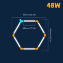 Garage Light Hexagon Led Lights Lamp Highly Efficient Honeycomb LED Light Customized for Barber Ceiling Lighting Workshop