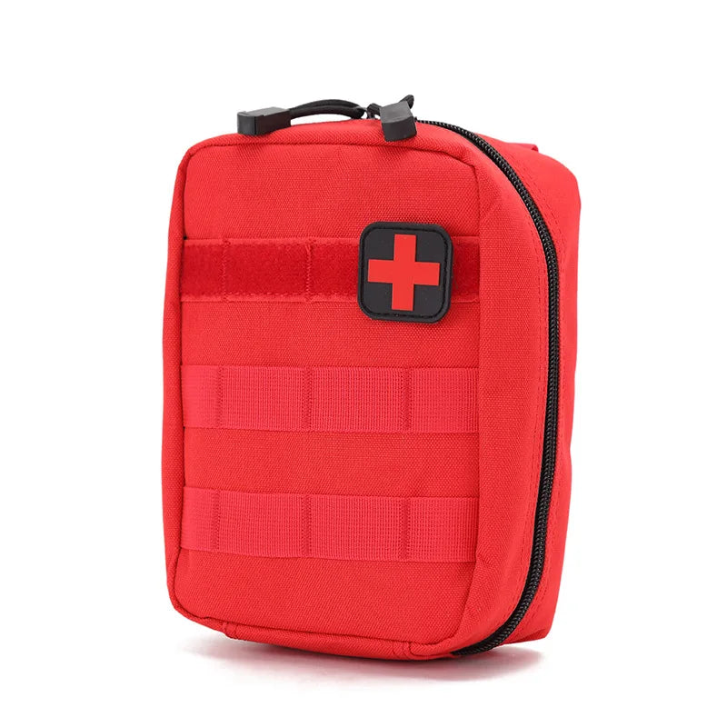 Portable Tactical First Aid Kit Medical Bag for Hiking Travel Home Emergency Treatment Case Survival Tools EDC Pouch