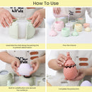Nicole Bunny-Topped Easter Egg Candle Jar Silicone Molds for Concrete Handmade Jesmonite Easter Candle Vessel Making Mould