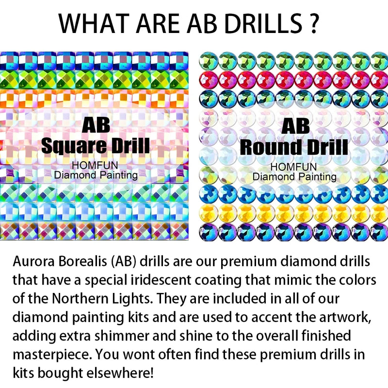 HOMFUN Fairy Dust AB Diamond Embroidery "Easter eggs Rabbit" Pattern DIY 5D Diamond Painting Needlework Full Drill Painting