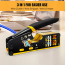 DayPlus Pass Through RJ45 Crimp Tool Kit Ethernet Crimper CAT5 Cat5e Cat6 Crimping Tool Kit 3 IN 1 - Crimp Cutting Peeling