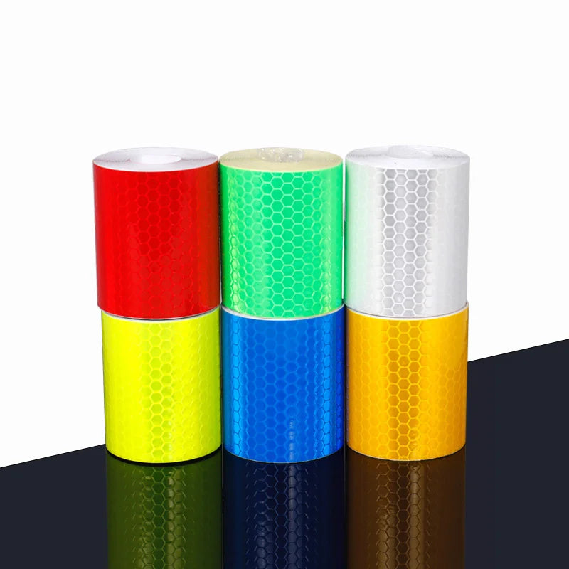 3M/1M Car Reflective Tape Auto Safety Warning Sticker Reflector Protective Tape Strip Film for Trucks Auto Motorcycle Stickers