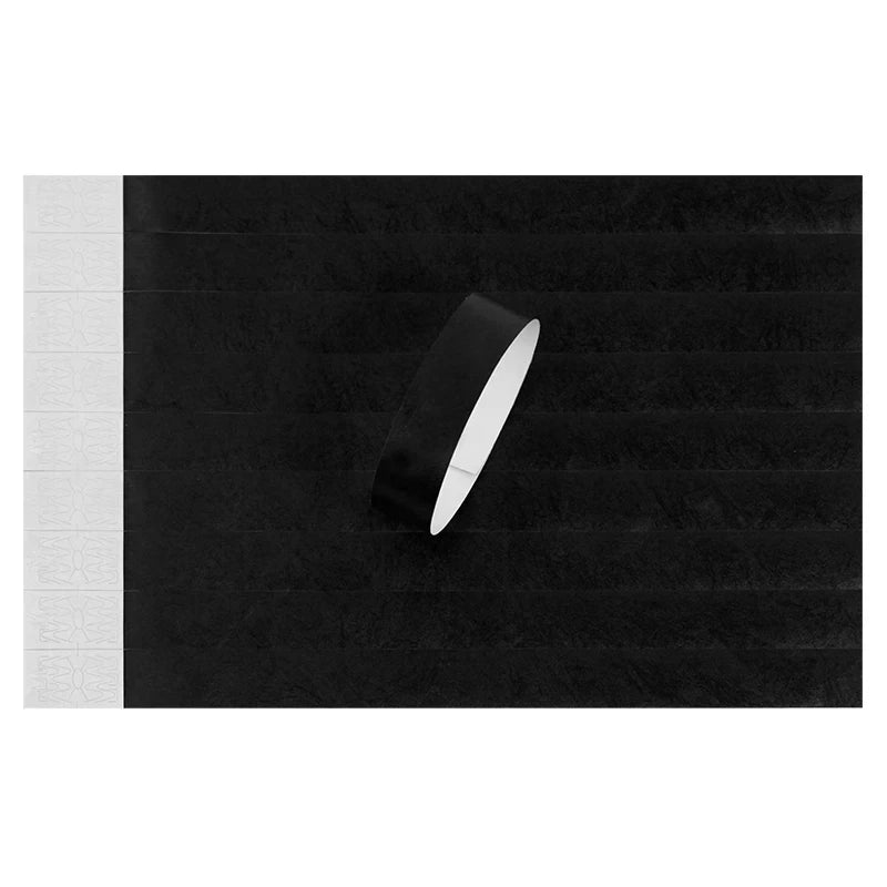 DUBAND 1000 Pcs No Logo Paper 3/4 Inch Wristbands for Event, Sport Wristband, Tyvek ID Festival Paper Bracelet