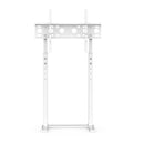TV Floor Stand Tall TV Stand Height Adjustable TV Mount Free Standing TV Bracket for 32”-65” Flat Panel LED LCD Screens