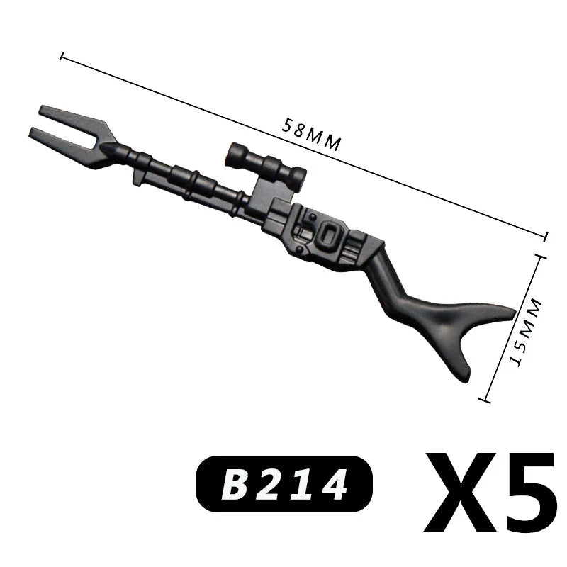 MOC Medieval Accessories Building Blocks Military Soldiers Shoulders Armor Blaster Helmets Weapons War Bricks Children Toys B038