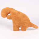 47cm Plush Dino Nugget Pillow Baby Sensory Toys Soft Stuffed Animal Dinosaur Chicken Block Doll Plush Toy Kids Educational Toys
