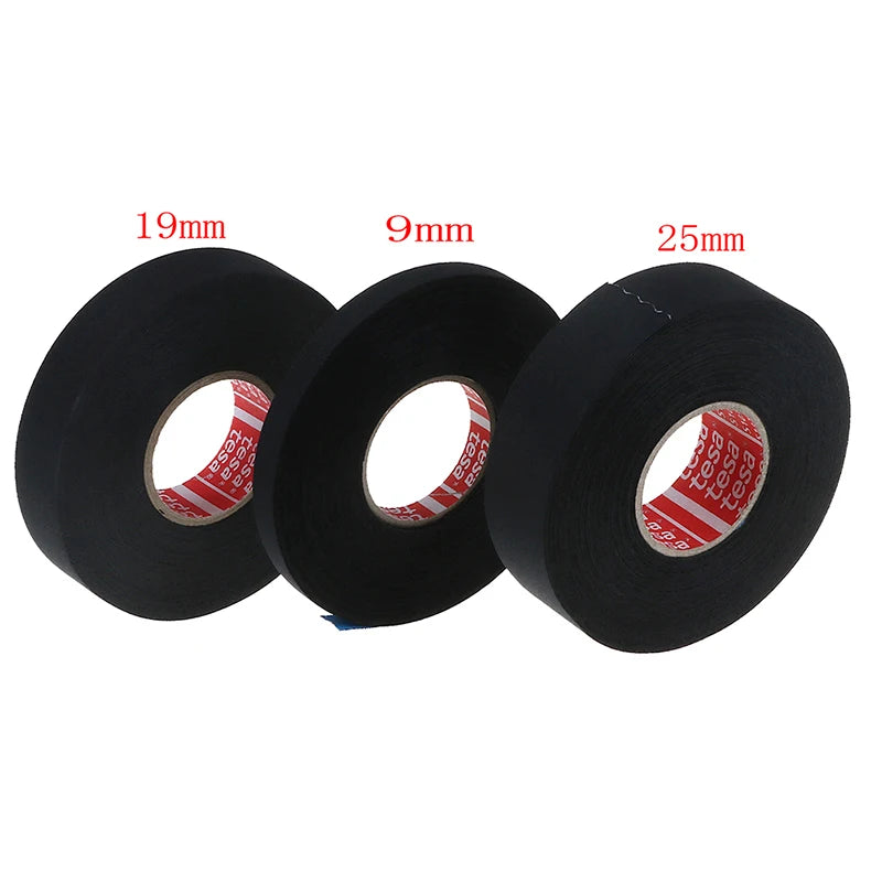 1pcs Tesa 51036 Adhesive Cloth Tape Fabric Wiring Loom Harness Length 25m