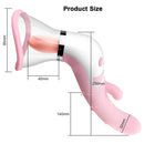 Heated Sucking Dildo Vibrator Oral Sex Tongue Vibrator Nipple Suction Cup Oral Licking Clit Vagina Stimulator Adult Sex Toy