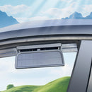 Solar Powered Car Radiator Cooling Fan with 3 Air Outlets Car Window Air Vent Fan USB Powered Auto Ventilation Fan for All Cars