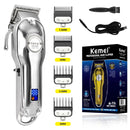 Kemei KM-1986 Or Blade Hair Trimmer For Men Trimmer Professional Hair Clipper Electric Razor Rechargeable Hair Cutting Machine