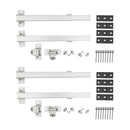 Solar Panel Mounting Set Stand 15-30° Adjustable Tilt Brackets for Flat Roof Wall Balcony Power Plant Motorhome